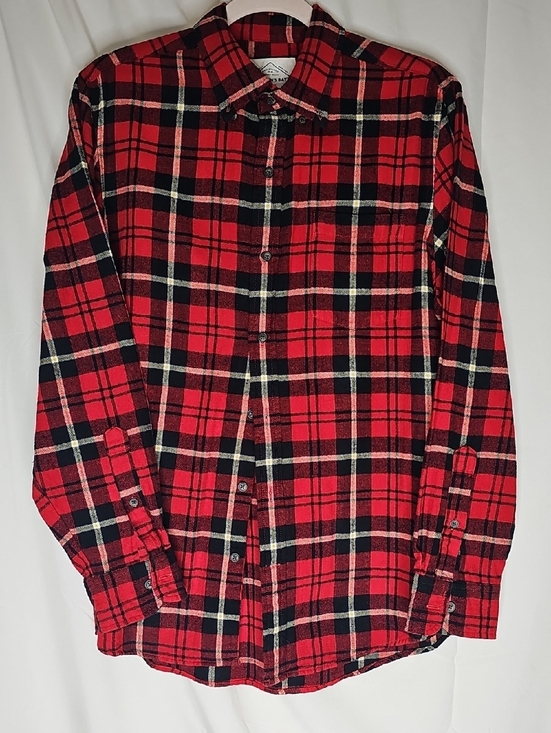 St. John's Bay Other - St. John's Bay Red and Black Plaid Button-Down Shirt